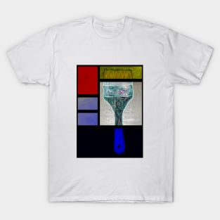 Artist Brush On Geometric Patterns T-Shirt